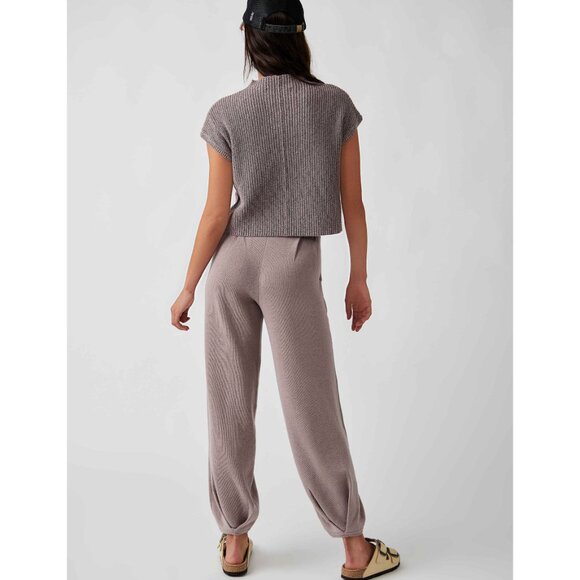 Free People Taupe Jogger Set - Picture 3 of 10
